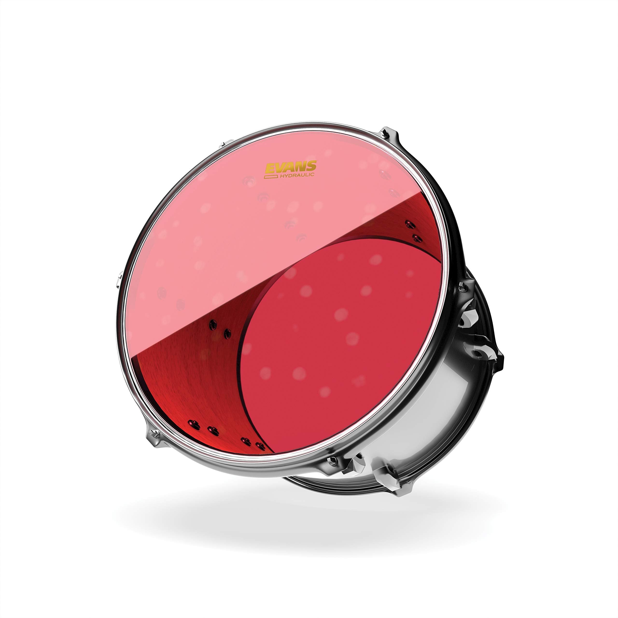 Evans Drum Heads   Hydraulic Red Fusion Pack (10'', 12'', 14'') With 14'' Uv1 Coated Snare Head